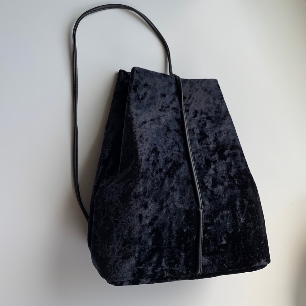 Crushed Velvet Mini Backpack
